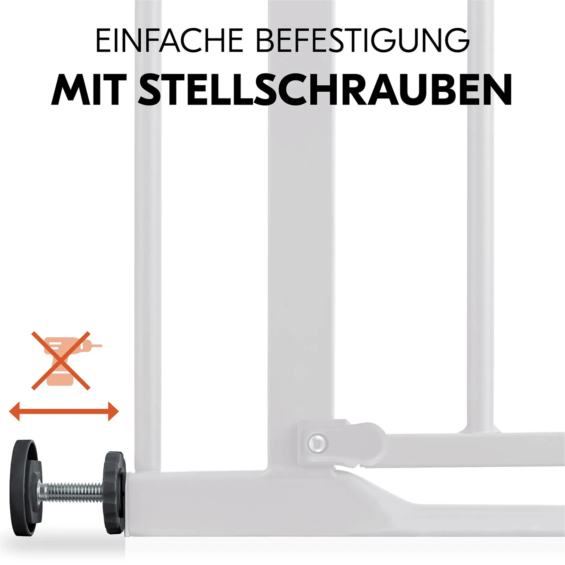 hauck Clear Step 2 Dark Grey 75-80 cm* Tür- & Treppenschutzgitter