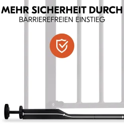 hauck Clear Step Autoclose 2 Black 75-80 cm* Tür- & Treppenschutzgitter