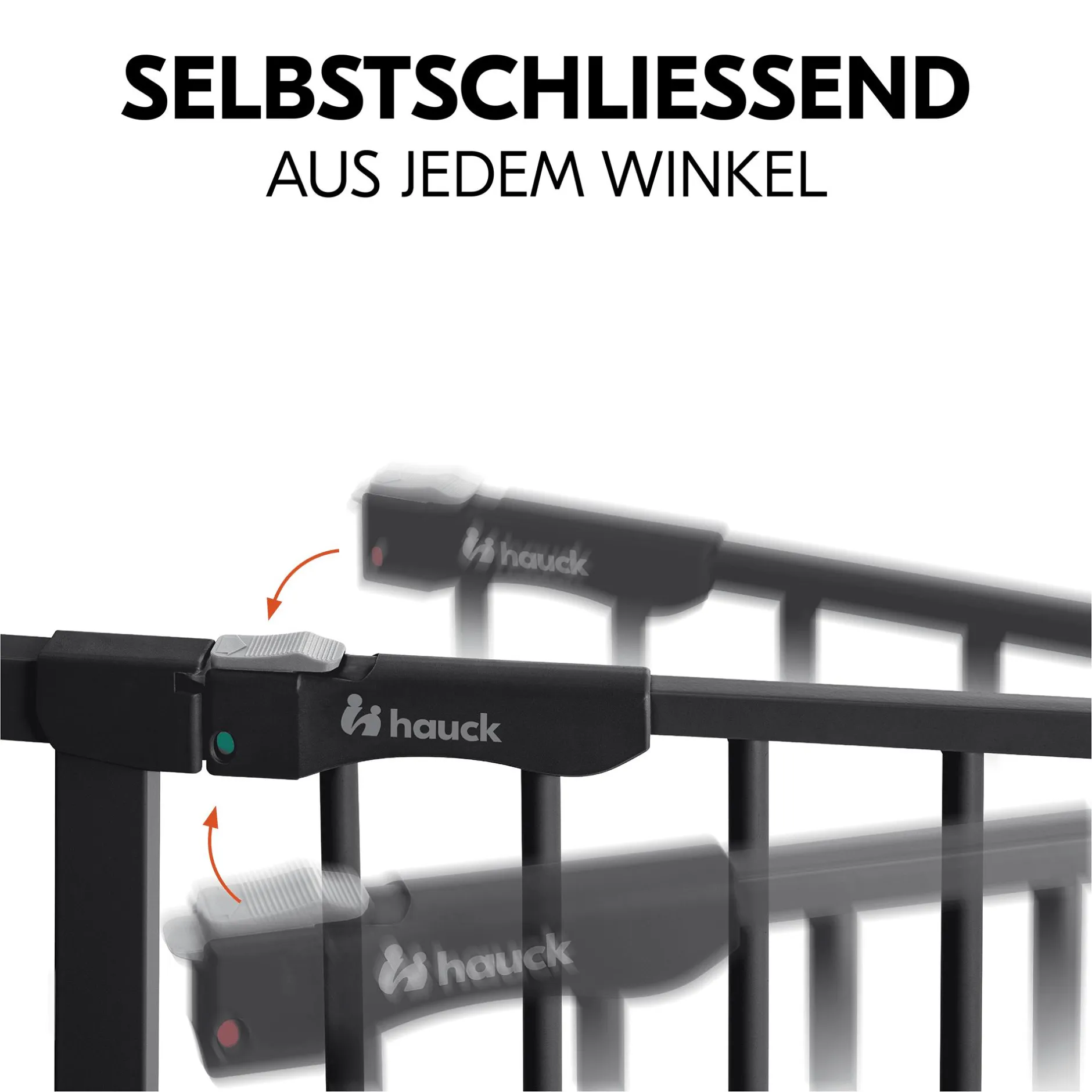 hauck Clear Step Autoclose 2 Black 75-80 cm* Tür- & Treppenschutzgitter