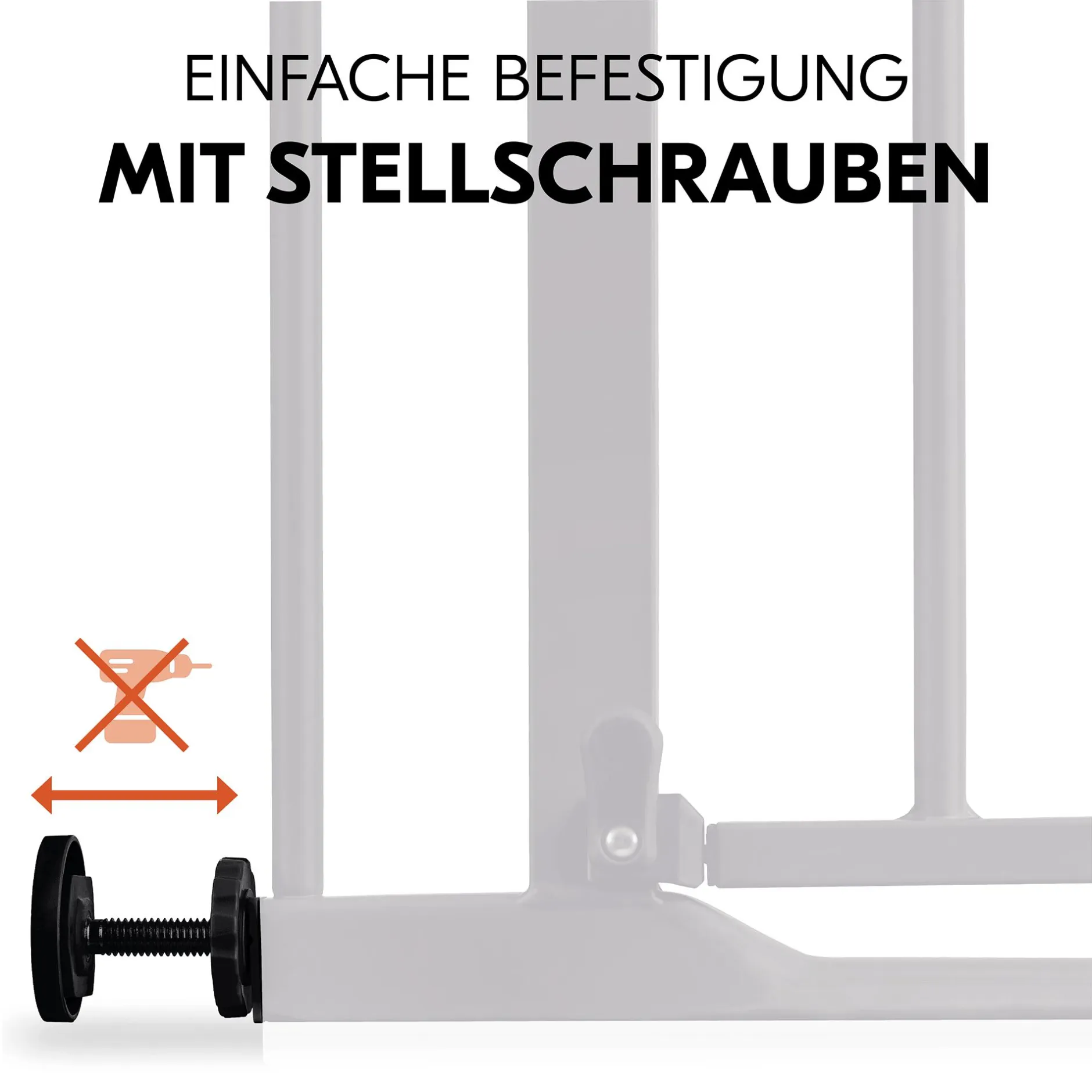hauck Clear Step Autoclose 2 Black 75-80 cm* Tür- & Treppenschutzgitter