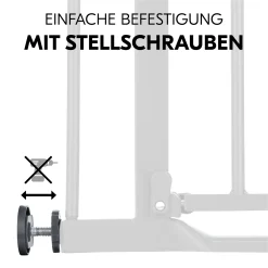 hauck Clear Step Autoclose 2 Dark Grey 75-80 cm* Tür- & Treppenschutzgitter