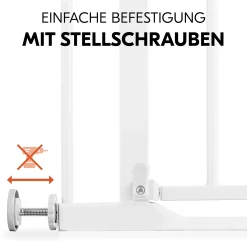 hauck Clear Step Autoclose 2 White 75-80 cm* Tür- & Treppenschutzgitter
