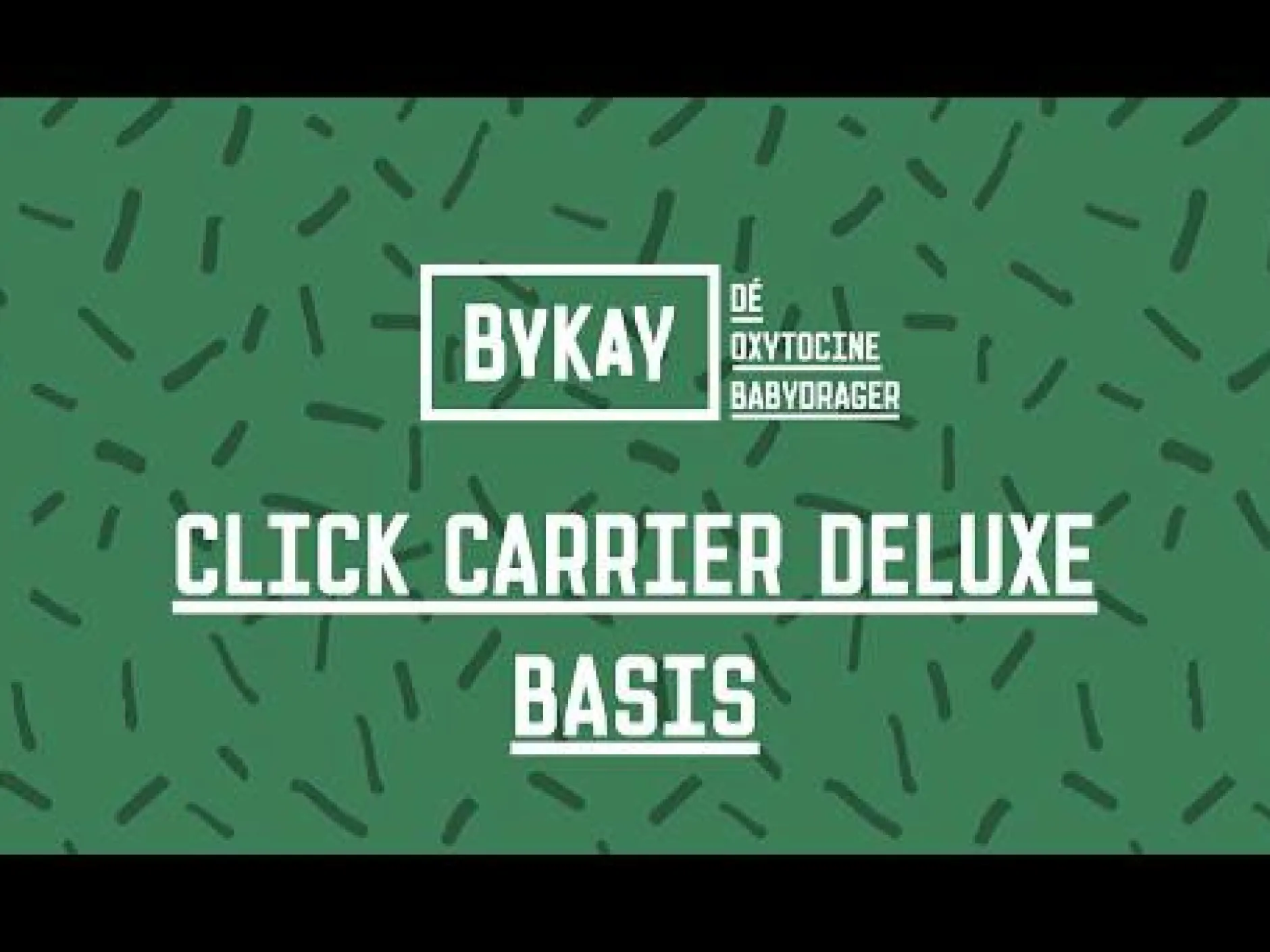 BYKAY Click Carrier Deluxe Minty Grey* Babytragen