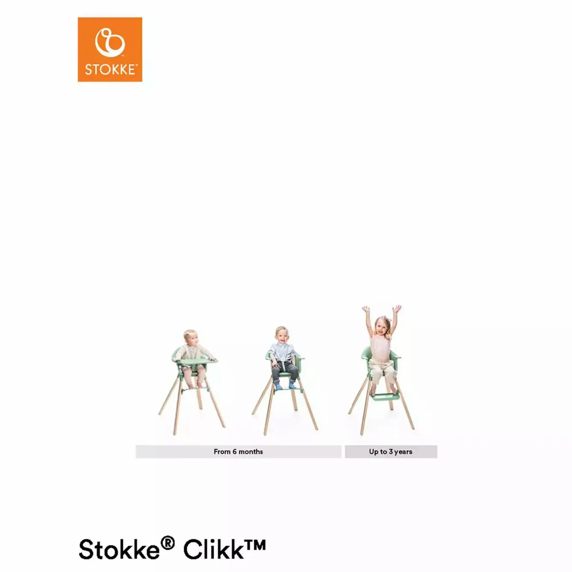 STOKKE Clikk™ Hochstuhl Cloud Grey* Treppenhochstühle