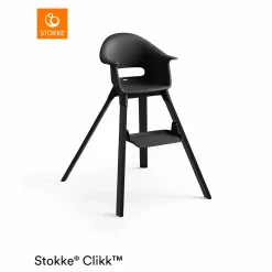 STOKKE Clikk™ Hochstuhl Midnight Black* Treppenhochstühle