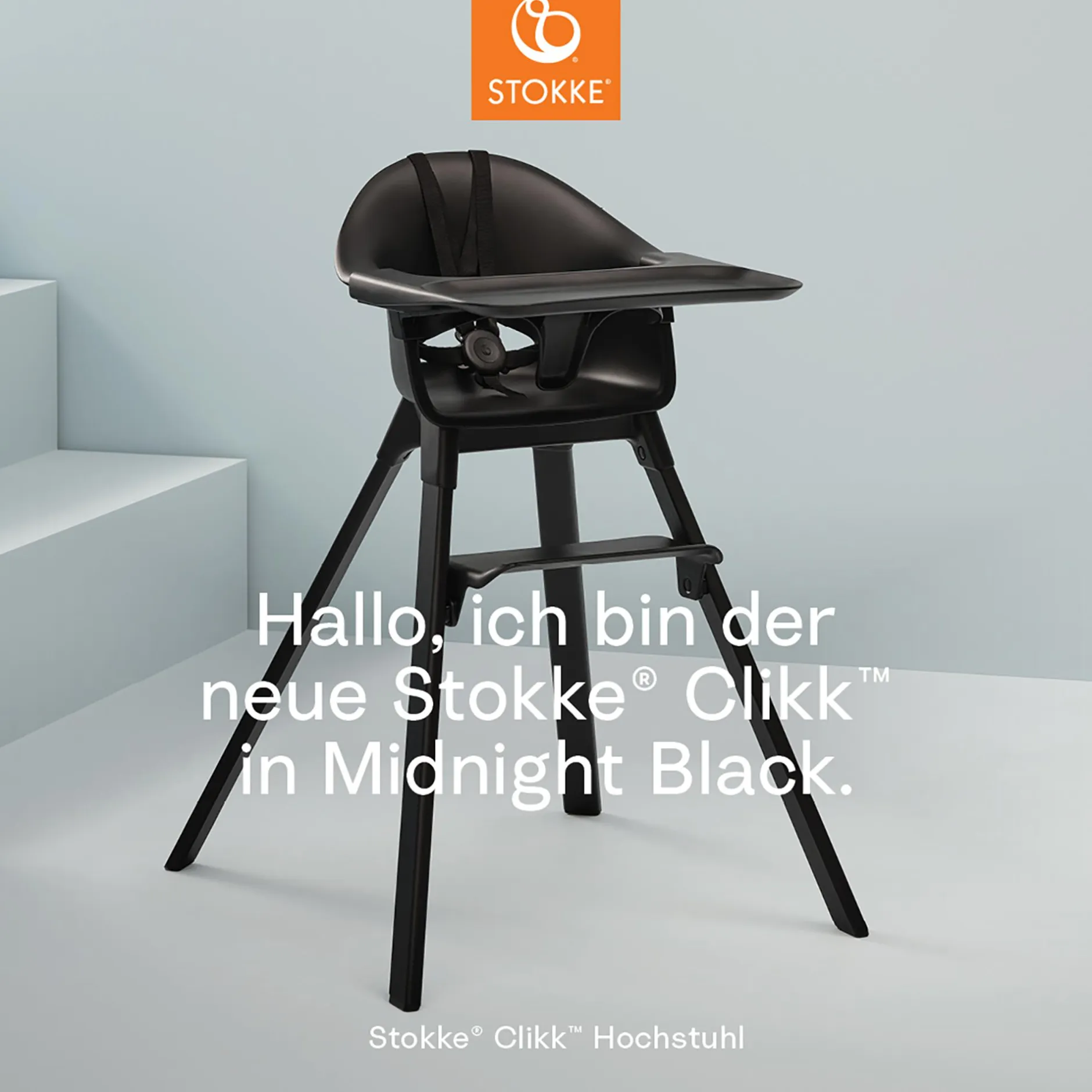 STOKKE Clikk™ Hochstuhl Midnight Black* Treppenhochstühle