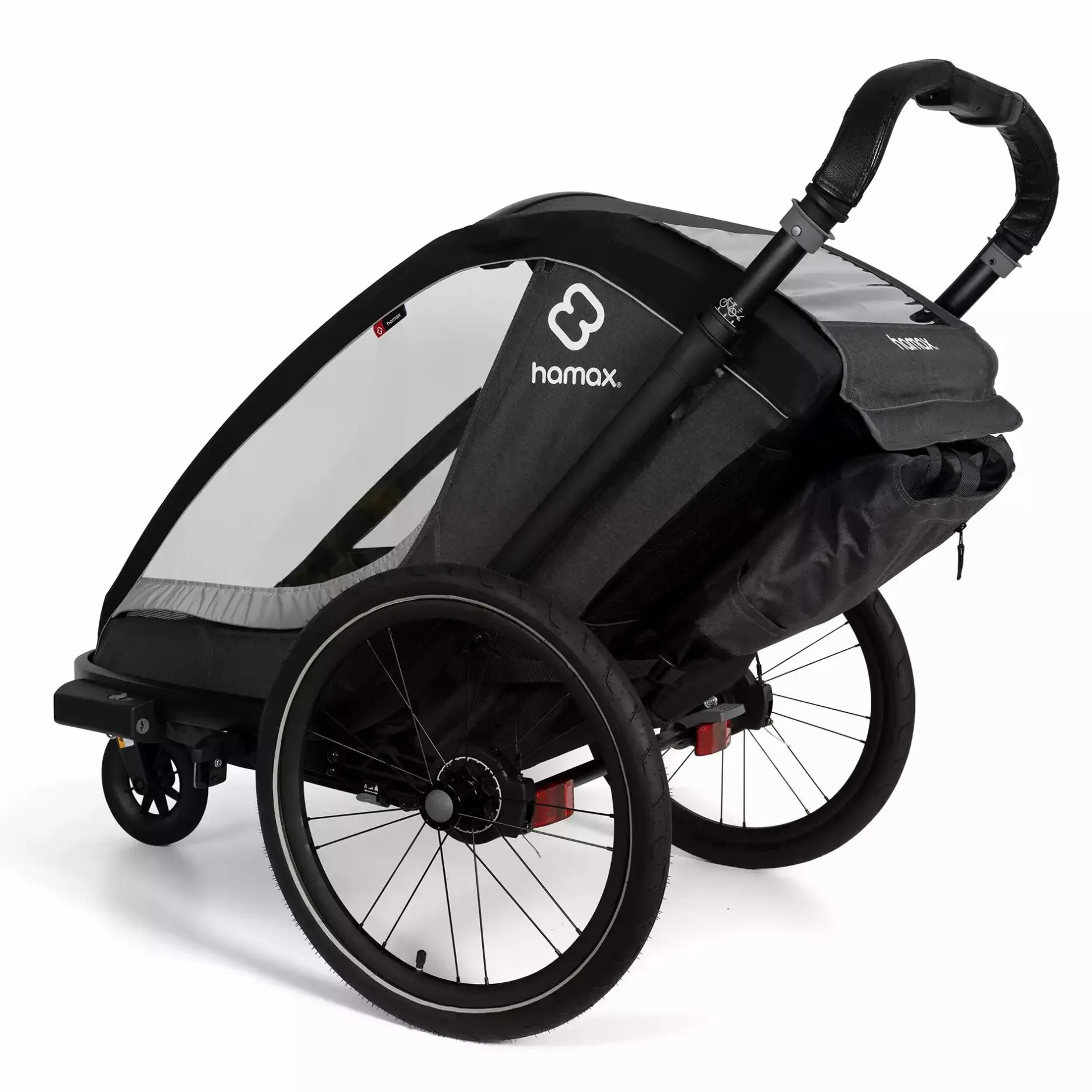 hamax Cocoon One Einsitzer Grey/Black* Fahrradanhänger