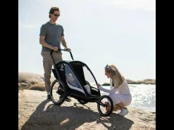 hamax Cocoon Zweisitzer Green/Black* Fahrradanhänger