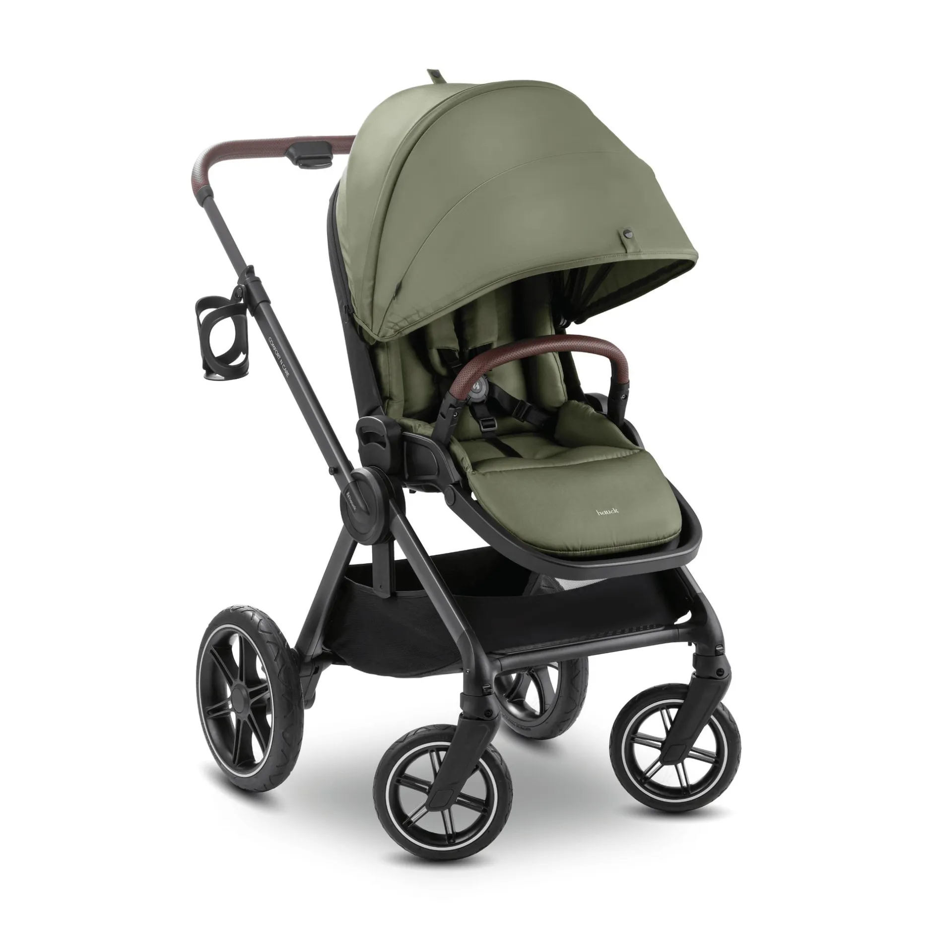 hauck Comfort n Care Set Olive*Kinder Kombi-Kinderwagen