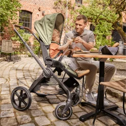 hauck Comfort n Care Set Olive*Kinder Kombi-Kinderwagen