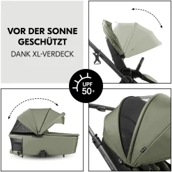 hauck Comfort n Care Set Olive*Kinder Kombi-Kinderwagen