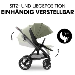 hauck Comfort n Care Set Olive*Kinder Kombi-Kinderwagen