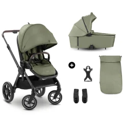 hauck Comfort n Care Set Olive*Kinder Kombi-Kinderwagen