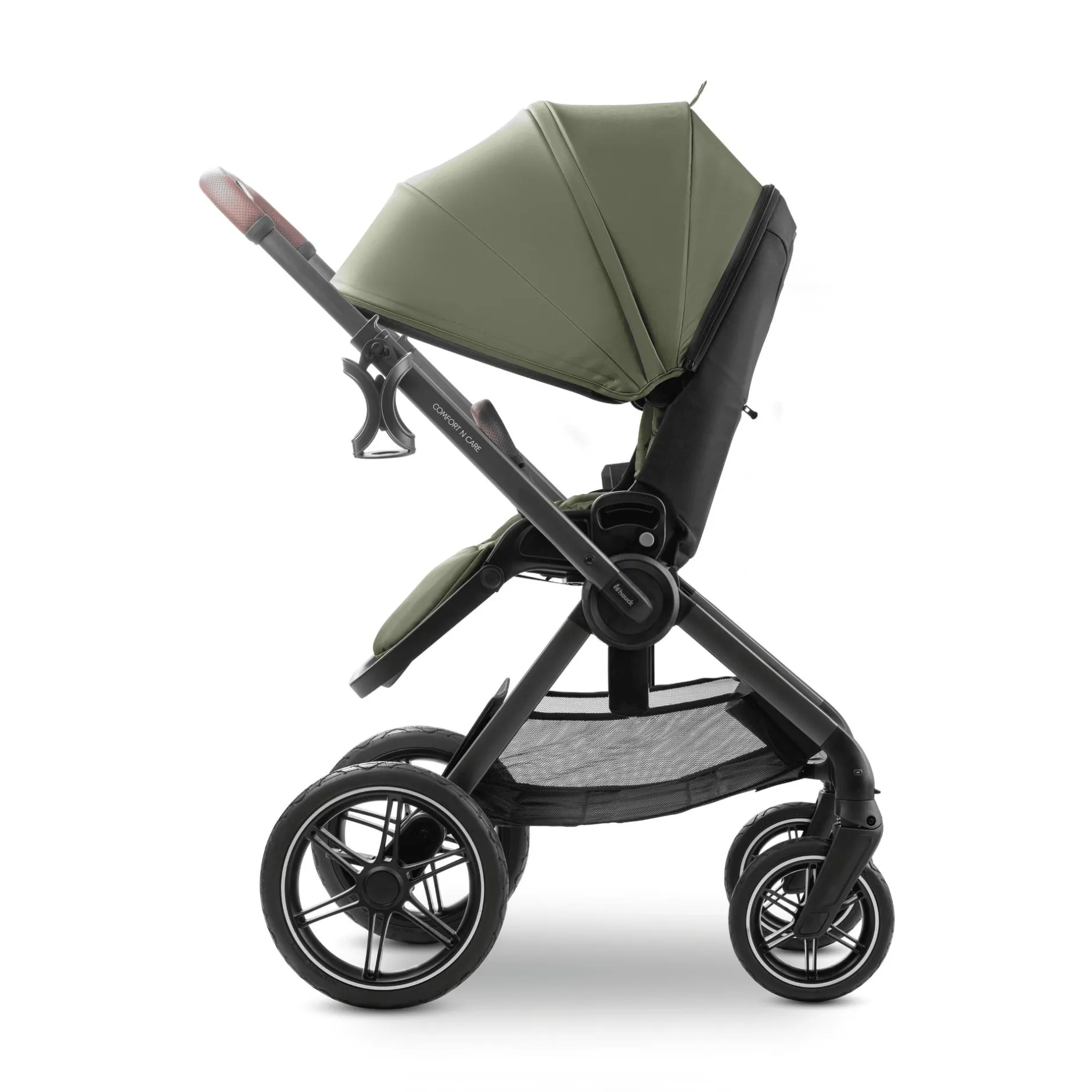 hauck Comfort n Care Set Olive*Kinder Kombi-Kinderwagen