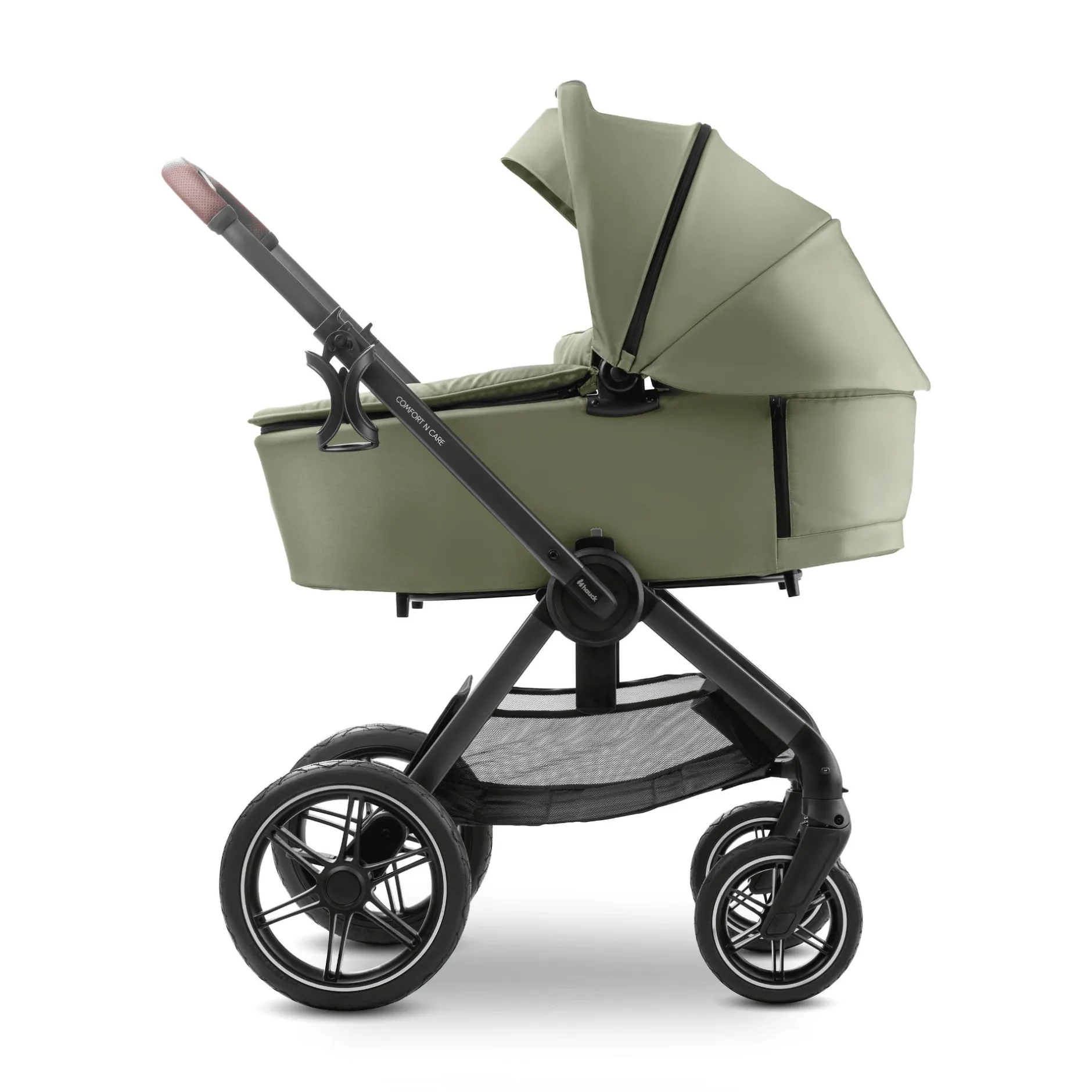 hauck Comfort n Care Set Olive*Kinder Kombi-Kinderwagen