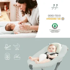 babymoov Cosyhead Sage Green* Bettausstattung