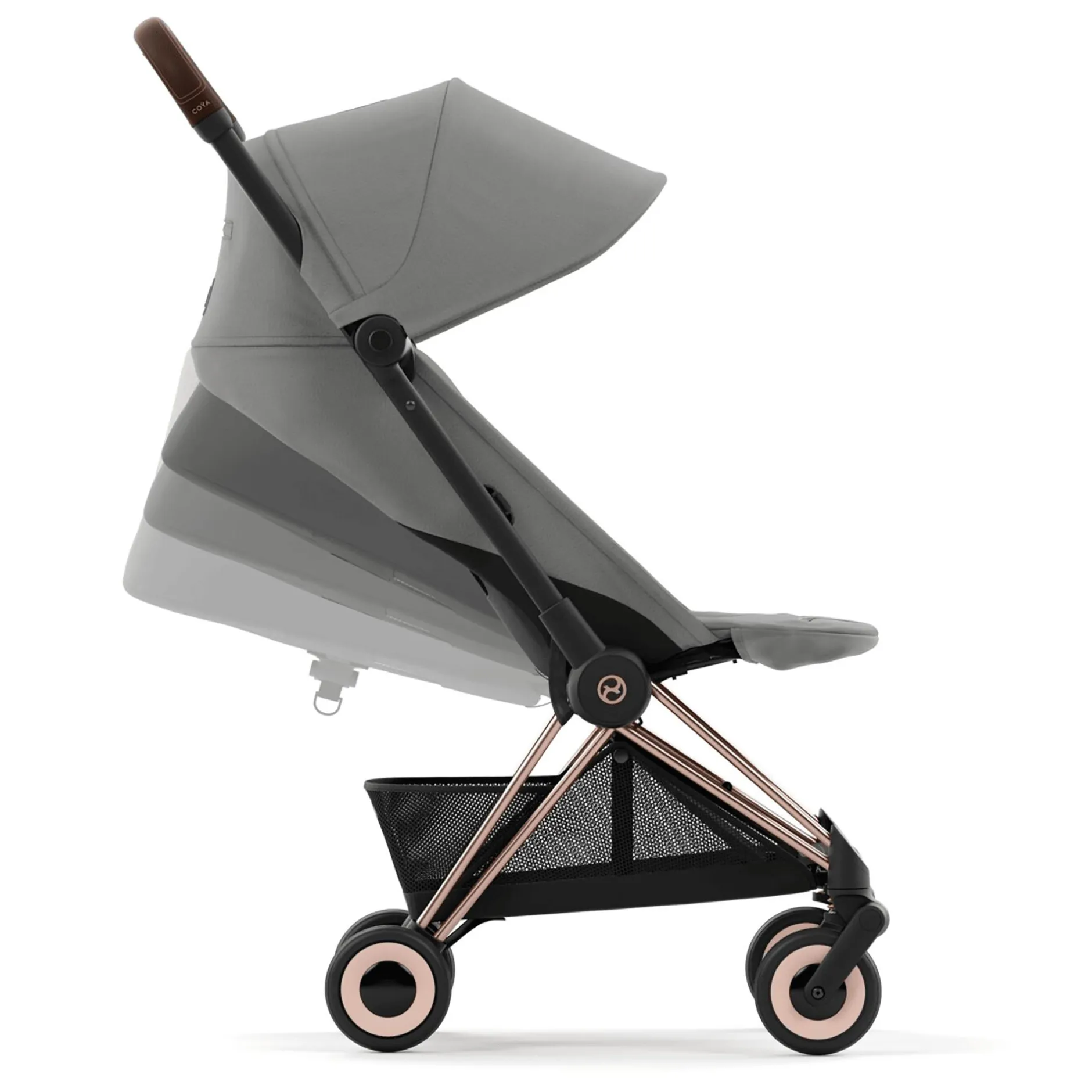 cybex PLATINUM Coya Mirage Grey / Rosegold Rahmen*Kinder Buggys