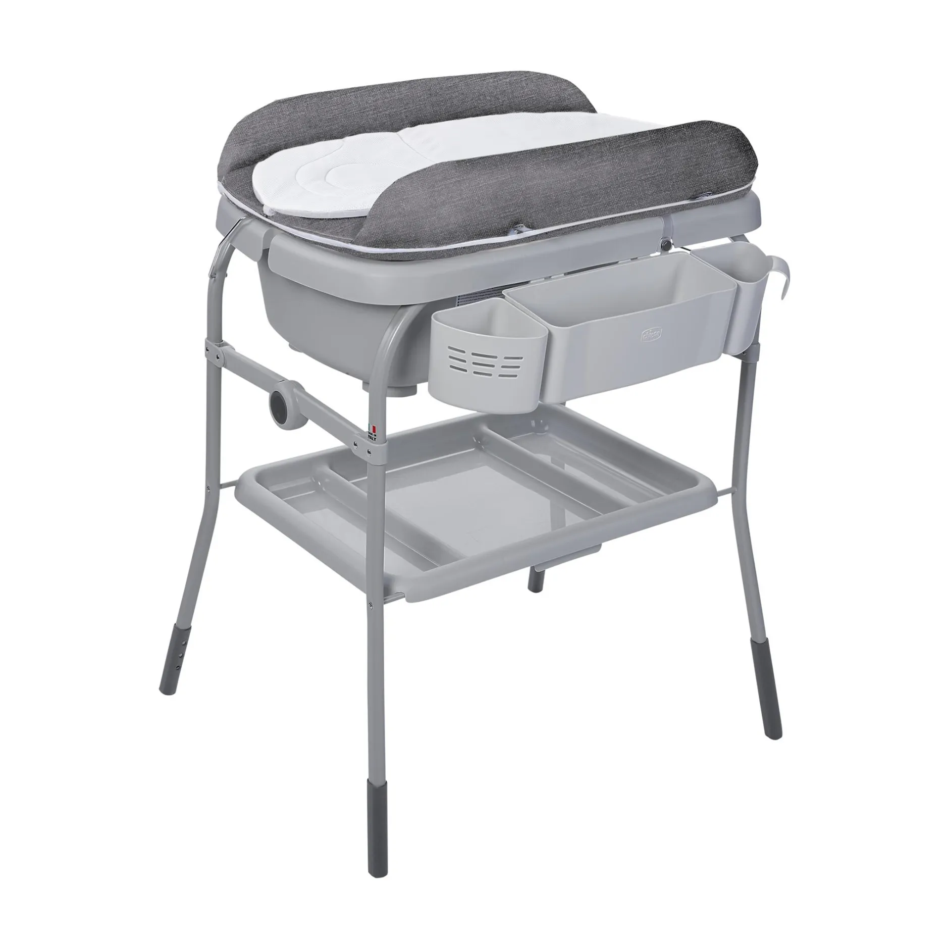 chicco Cuddle & Bubble Graphite Melange* Badewannen|Wickelmöbel