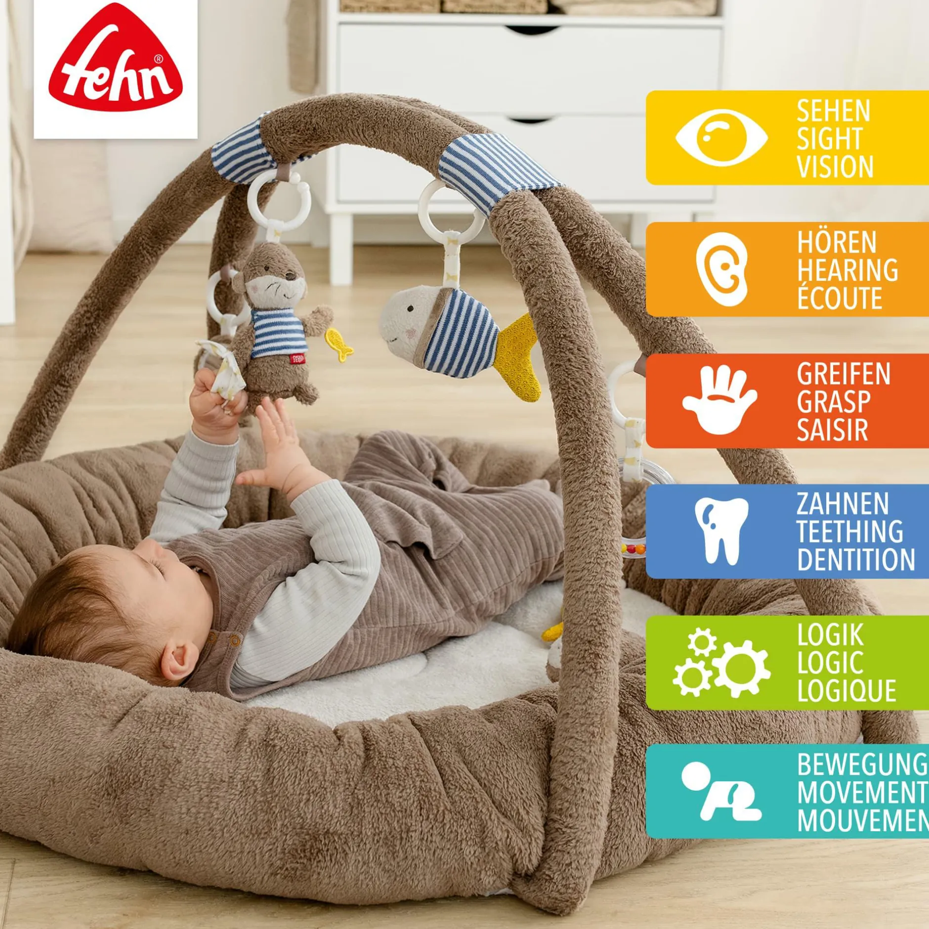 fehn 3-D-Activity-Nest Otter Theo* Spielbögen