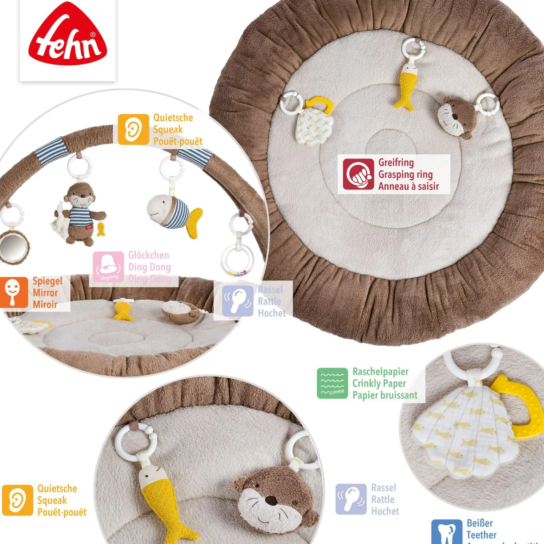 fehn 3-D-Activity-Nest Otter Theo* Spielbögen