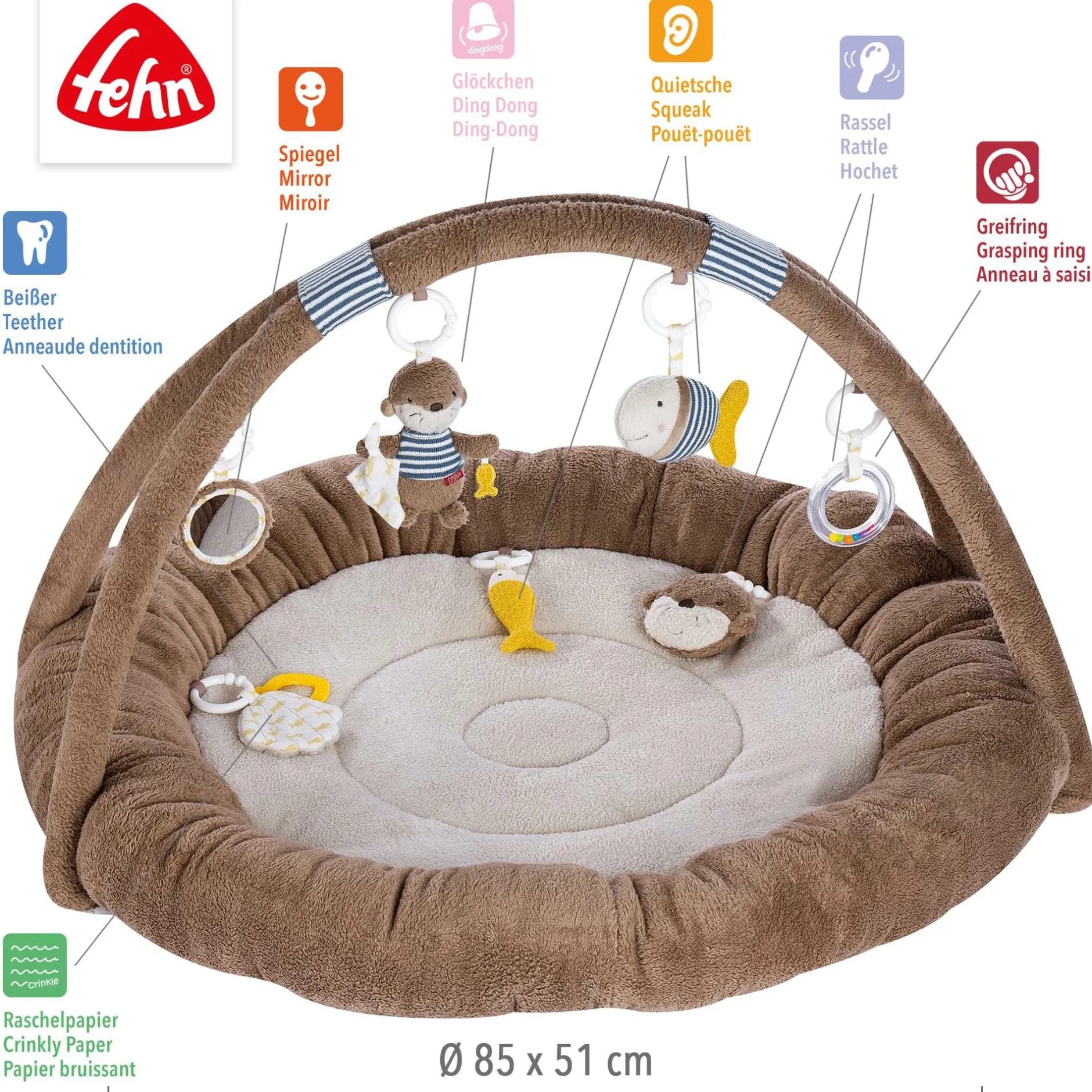 fehn 3-D-Activity-Nest Otter Theo* Spielbögen