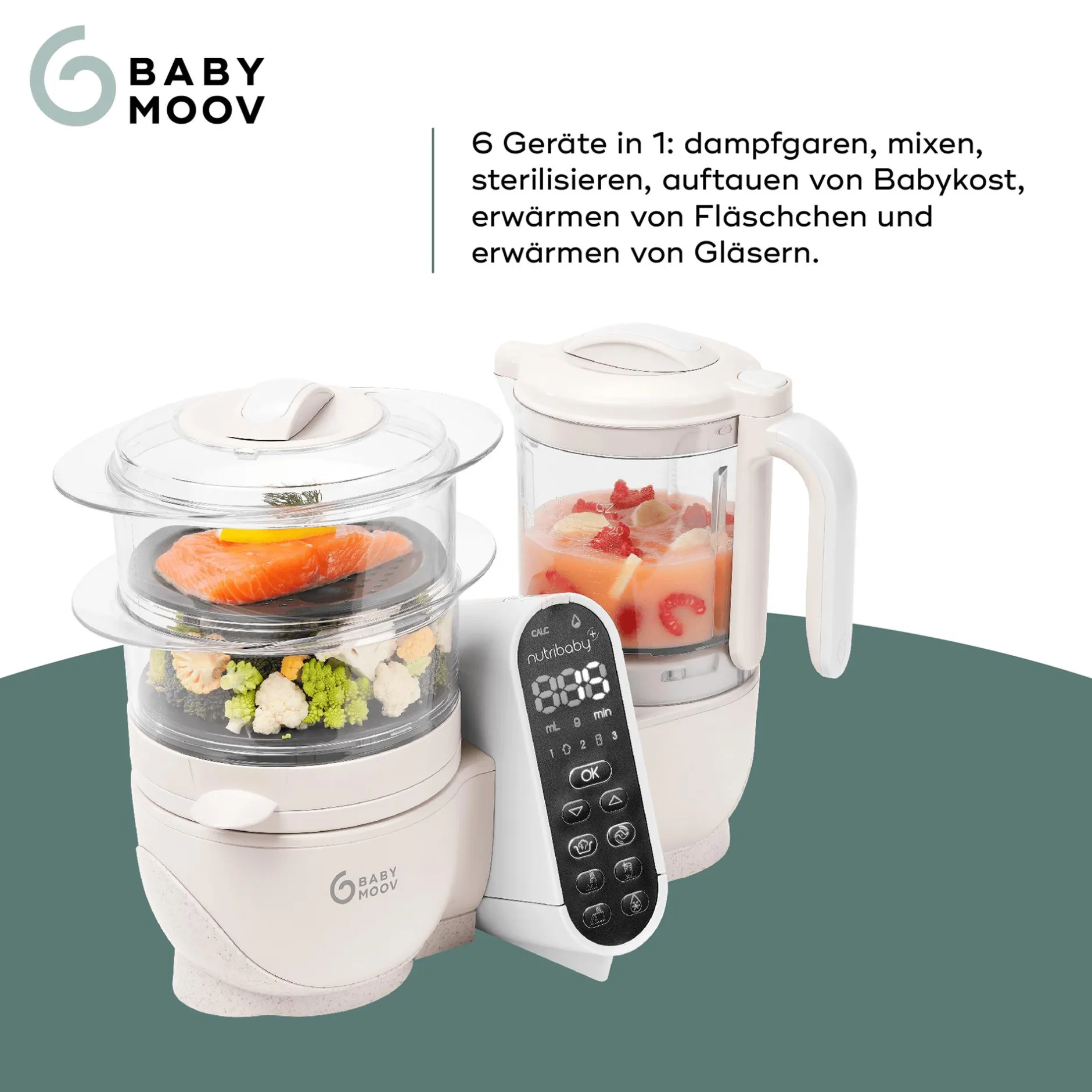 babymoov Dampfgarer Nutribaby +* Babykostwärmer