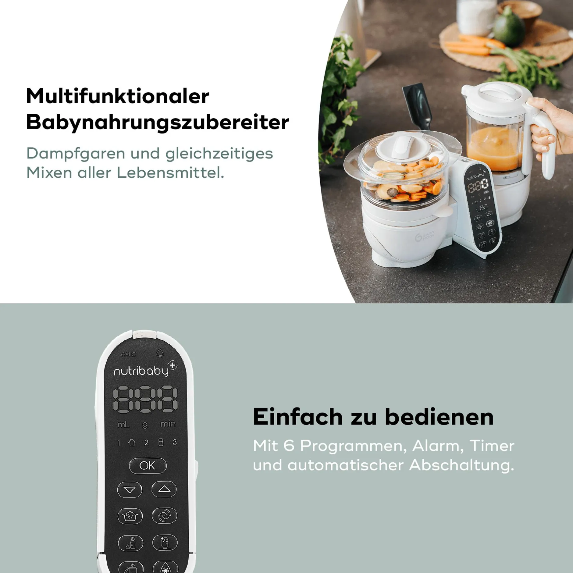 babymoov Dampfgarer Nutribaby +* Babykostwärmer