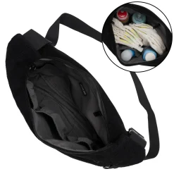 LITTLE ONE Daybag Cordy Black* Wickeltaschen