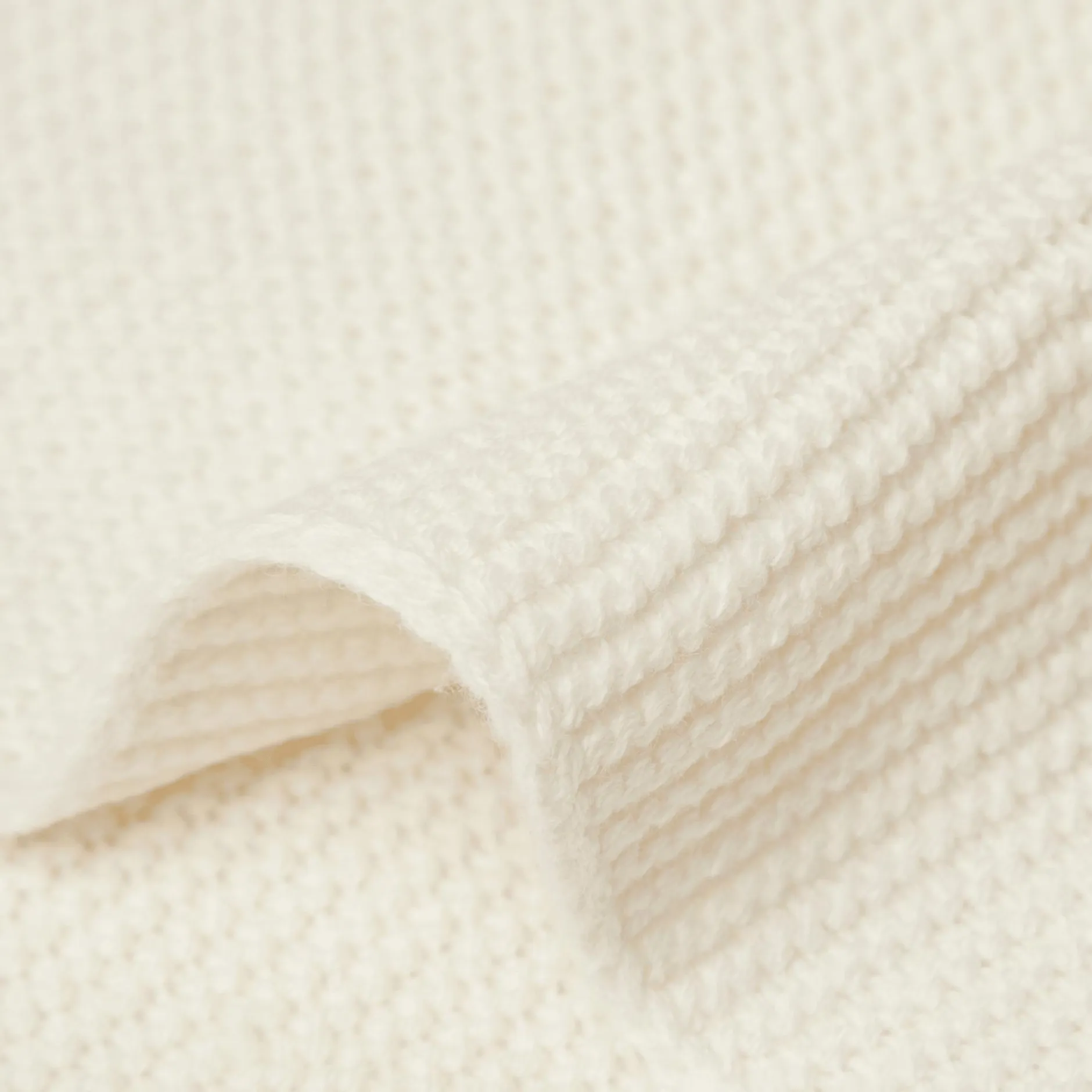 jollein Decke Basic Knit Ivory 75 x 100 cm* Bettausstattung
