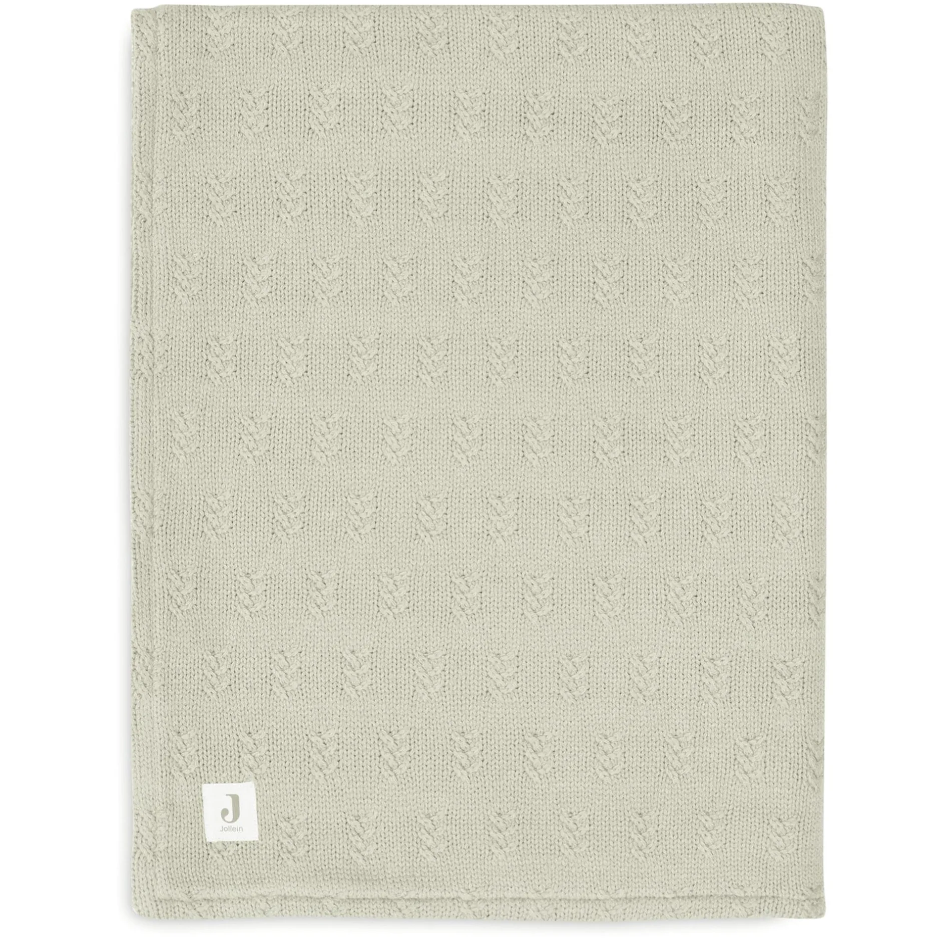 jollein Decke Grain Knit Olive Green 75 x 100 cm* Bettausstattung