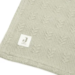 jollein Decke Grain Knit Olive Green 75 x 100 cm* Bettausstattung
