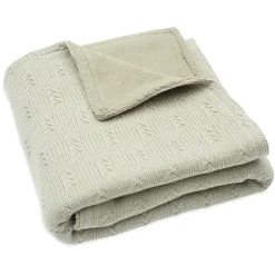 jollein Decke Grain Knit Olive Green 75 x 100 cm* Bettausstattung