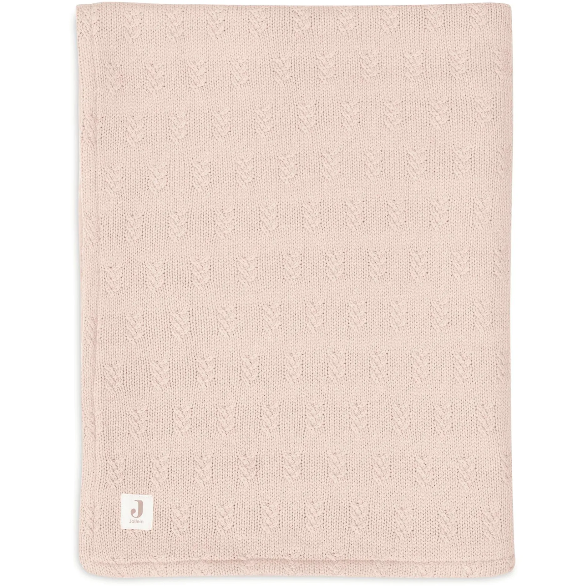 jollein Decke Grain Knit Wild Rose 75 x 100 cm* Bettausstattung