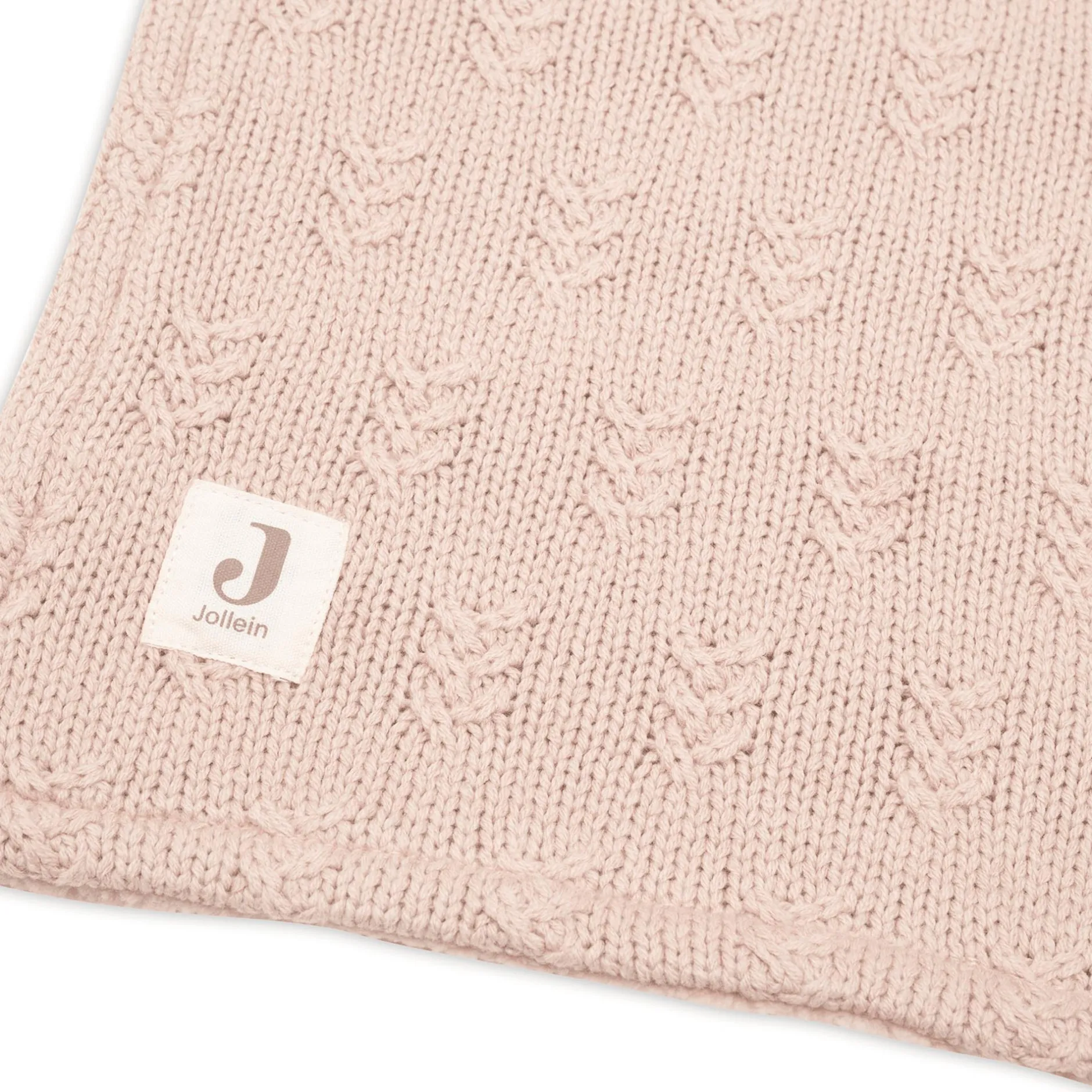 jollein Decke Grain Knit Wild Rose 75 x 100 cm* Bettausstattung