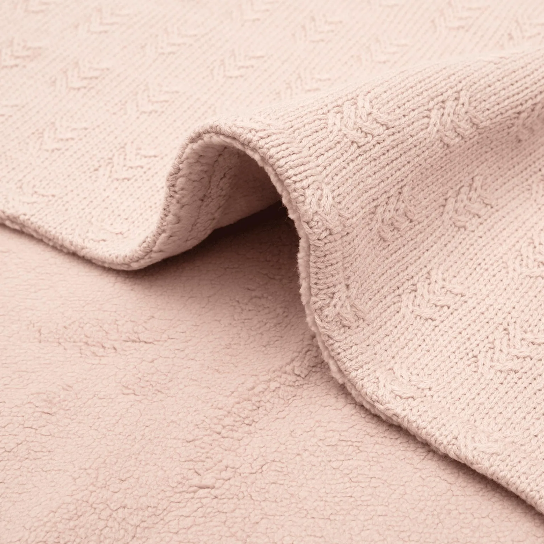 jollein Decke Grain Knit Wild Rose 75 x 100 cm* Bettausstattung
