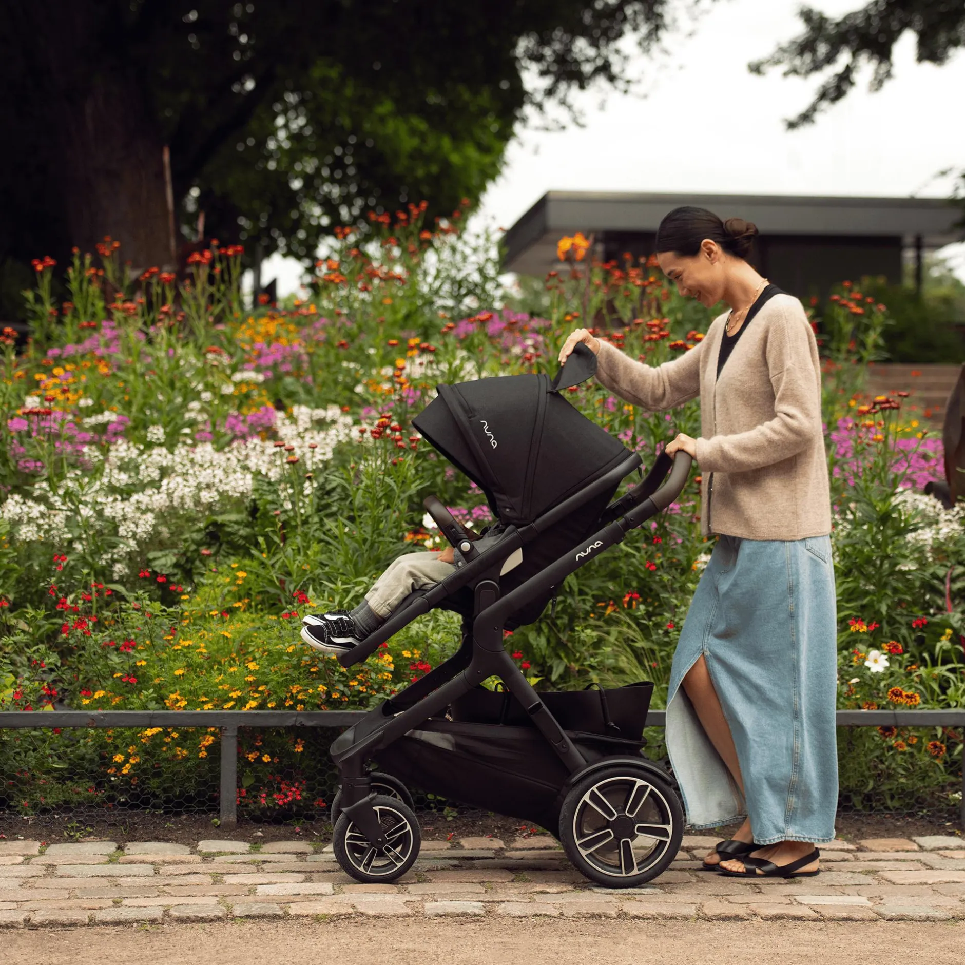 nuna DEMI next Caviar*Kinder Kombi-Kinderwagen
