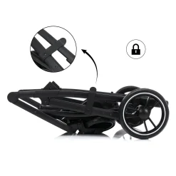 LITTLE ONE Denver 2in1 Anthrazit Melange*Kinder Buggys|Kombi-Kinderwagen