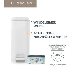 Angelcare Diaper Genie Windeleimer Select Lilly White* Windeleimer