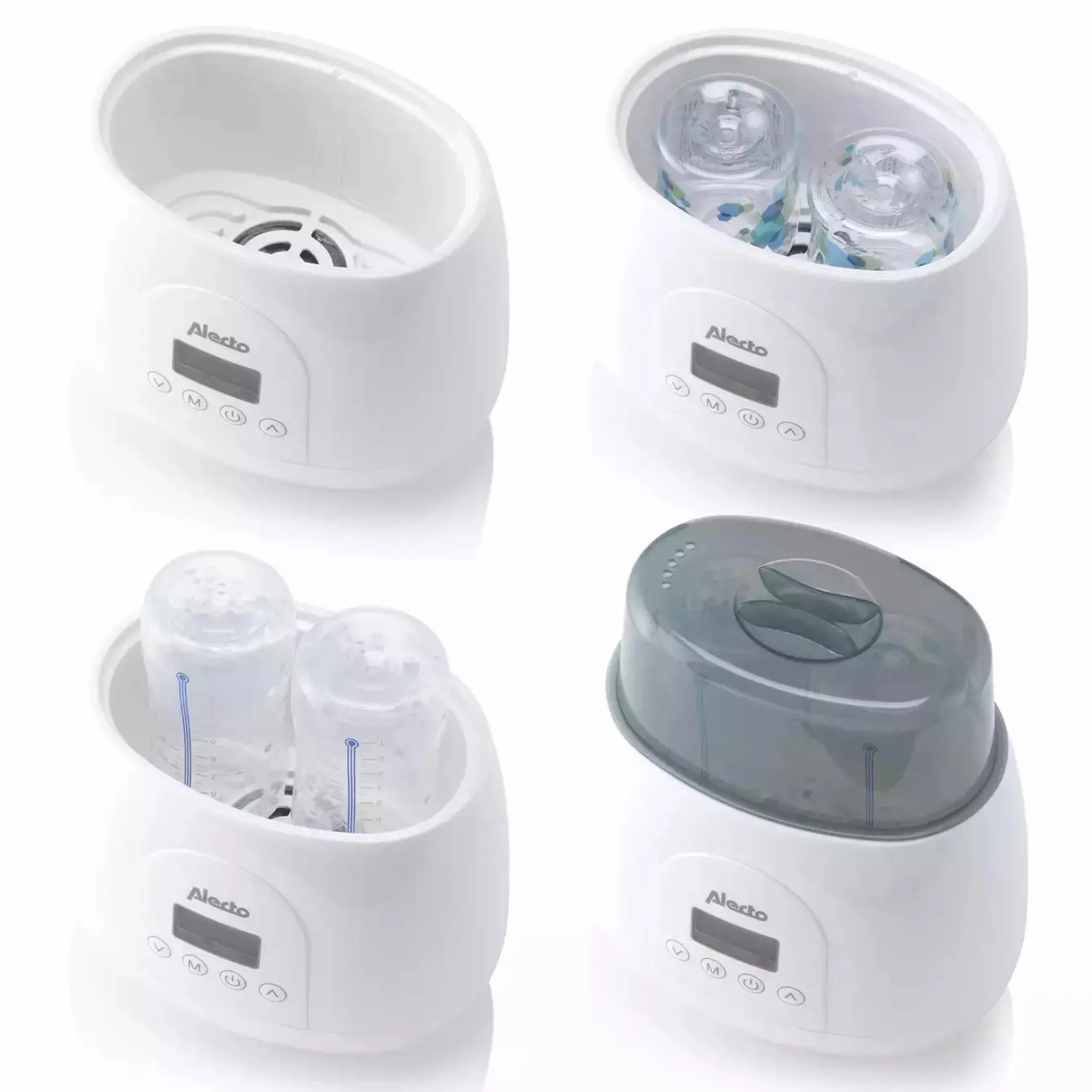 Alecto baby Digitaler Duo Flaschenwärmer* Babykostwärmer