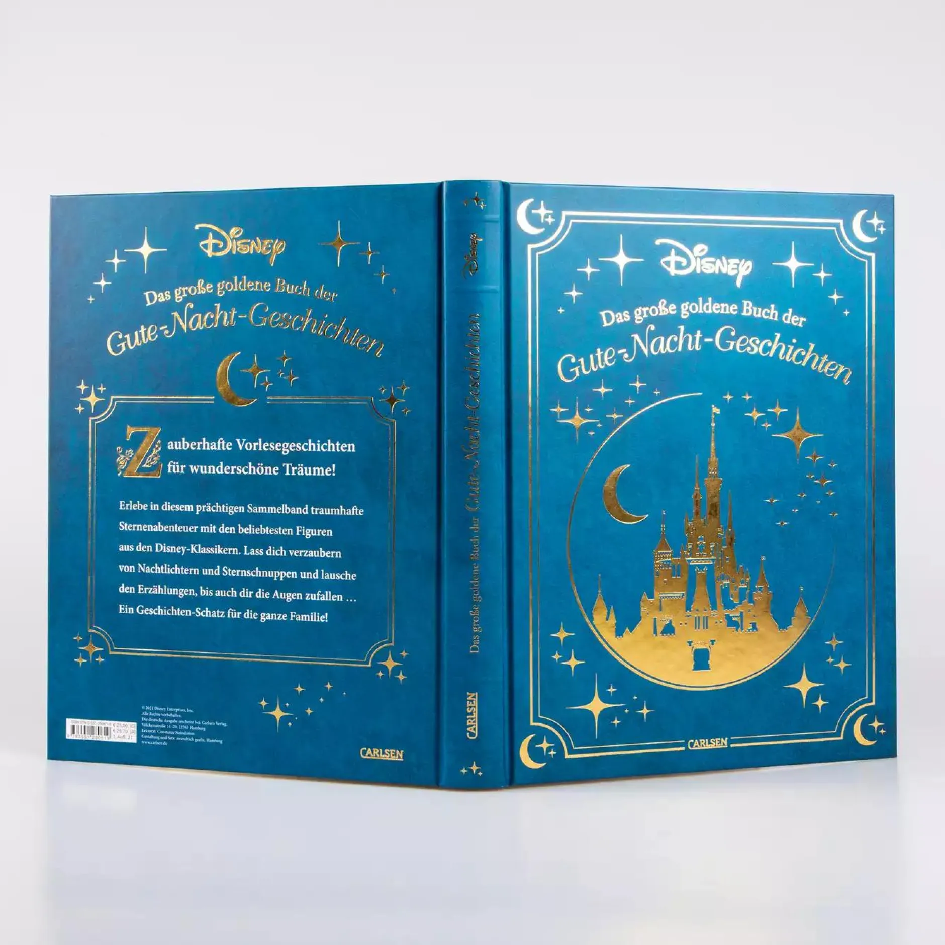 CARLSEN Disney: Das große goldene Buch der Gute-Nacht-Geschichten*Kinder Kinderbücher|Spielzeug Ab 4 Jahren