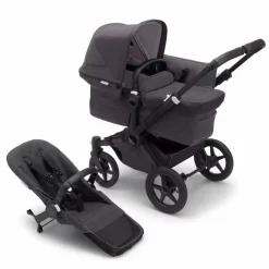 bugaboo Donkey 5 Mono Komplettset Mineral Black*Kinder Kombi-Kinderwagen