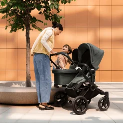 bugaboo Donkey 5 Mono-Kinderwagen, erweiterbar, Forest Green*Kinder Kombi-Kinderwagen