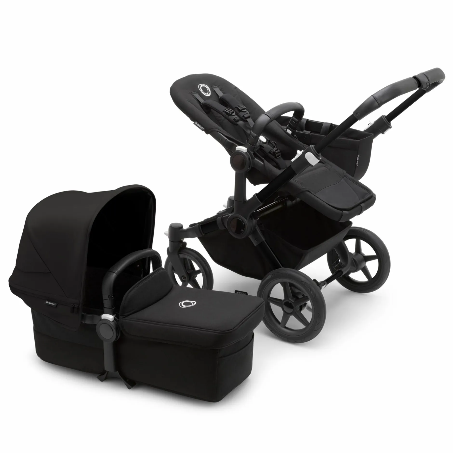 bugaboo Donkey 5 Mono-Kinderwagen, erweiterbar, Midnight Black*Kinder Kombi-Kinderwagen