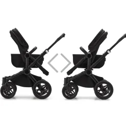 bugaboo Donkey 5 Mono-Kinderwagen, erweiterbar, Midnight Black*Kinder Kombi-Kinderwagen
