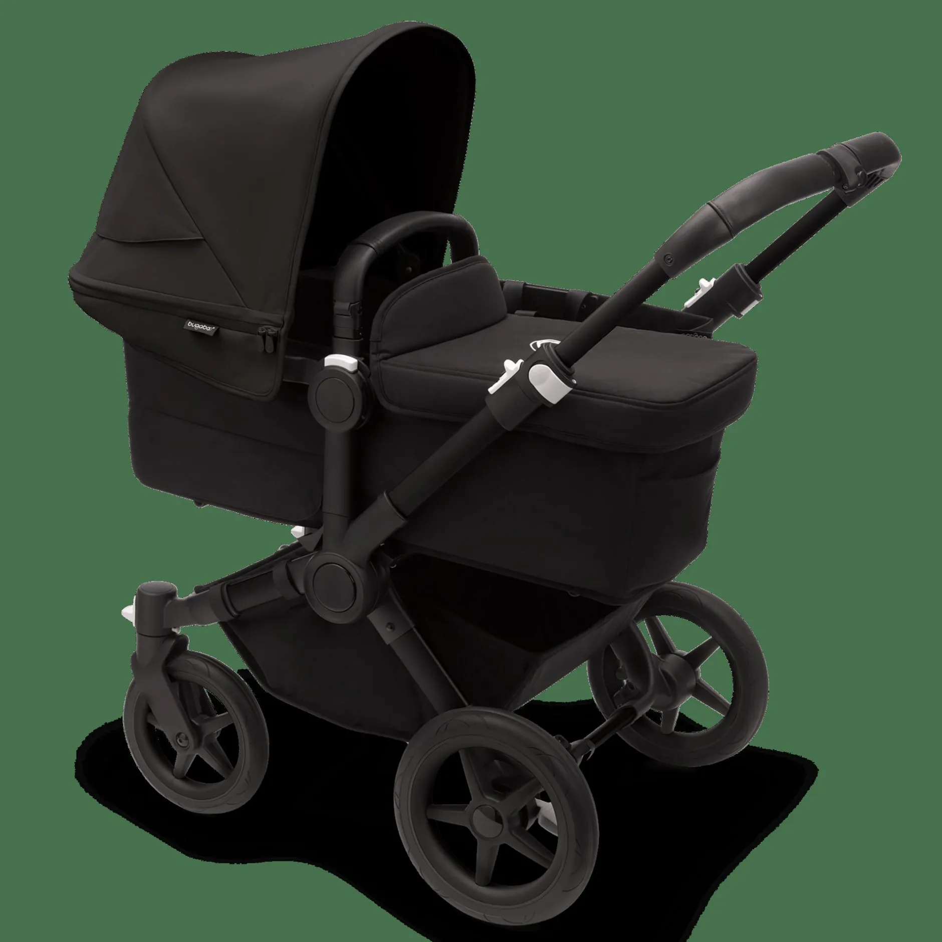 bugaboo Donkey 5 Mono-Kinderwagen, erweiterbar, Midnight Black*Kinder Kombi-Kinderwagen