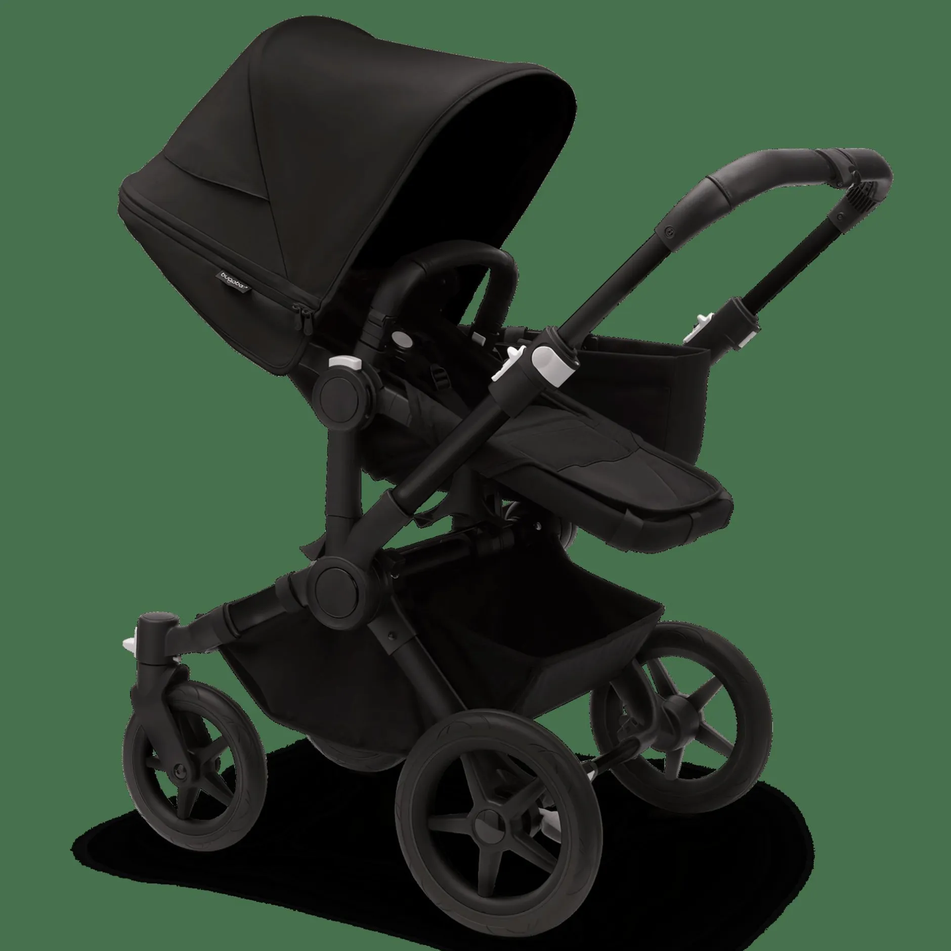bugaboo Donkey 5 Mono-Kinderwagen, erweiterbar, Midnight Black*Kinder Kombi-Kinderwagen