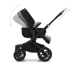 bugaboo Donkey 5 Mono-Kinderwagen, erweiterbar, Midnight Black*Kinder Kombi-Kinderwagen