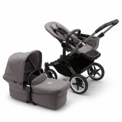 bugaboo Donkey 5 Mono-Kinderwagen, erweiterbar, Grey Melange*Kinder Kombi-Kinderwagen