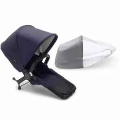 bugaboo Donkey5 Duo Extension Set Complete Classic Dark Navy*Kinder Zwillingswagen & Geschwisterwagen