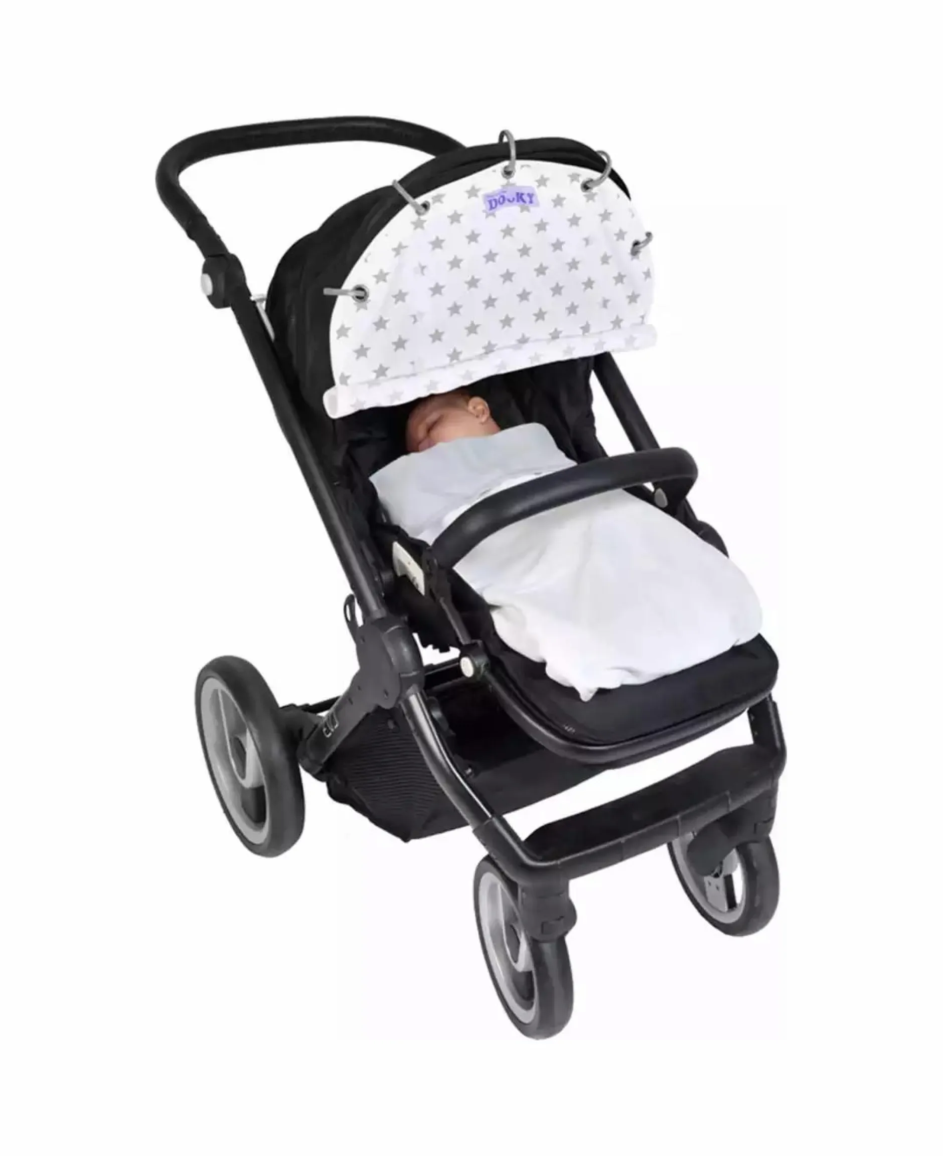 elementsforkids Dooky Cover Silver Stars*Kinder Kinderwagen Zubehör